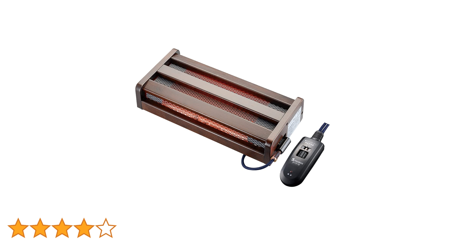 Amazon.co.jp: メトロ フットヒーター 1灯式 手元電子